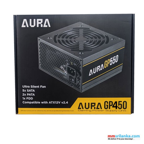 GAMDIAS AURA GP450 GAMING 450W POWER SUPPLY